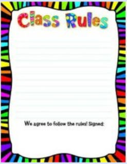 Teachers Friend 978-0-545-19659-8 Class Rules Chart