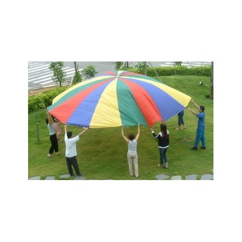 Everrich EVC-0074 30 ft. 4 Color Parachutes-24 Handles