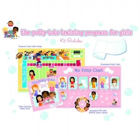 Potty Tots PT-K-G Potty Tots Potty Training Program for Girls
