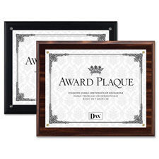 The Burns Group DAXN15908NT Award Plaque- Vertical-Horizontal- 8-.50in.x11in.- Black