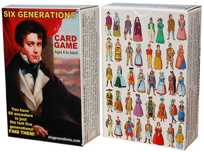 Six Generations 6GN 1000 Card Game with Playing Cards