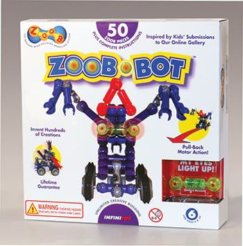 Infinitoy INF14001 Zoob-Bot 50 Pcs