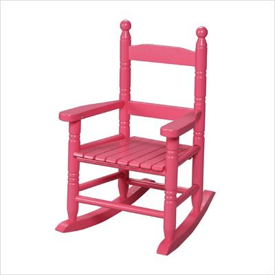 pink rocking chair for child