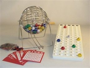 John N. Hansen Co. 21453 Bingo Set with Cage  Cards  and Chips