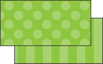 Frog Street Press FST3150 Green Sassy Solids Double Sided Border