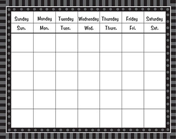Frog Street Press FST4800 Black Sassy Solids Calendar