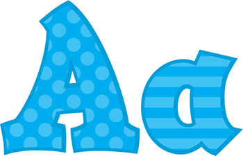 Frog Street Press FST5264 Blue 5In Sassy Font
