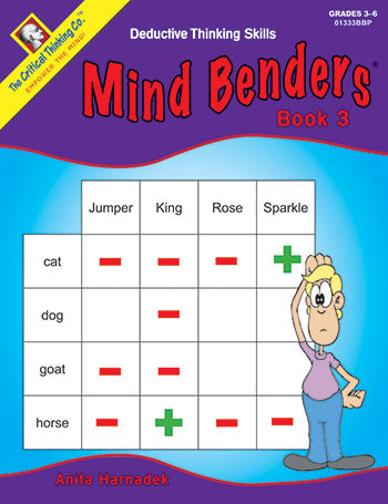 Critical Thinking Press CTB01333BBP Mind Benders Book 3