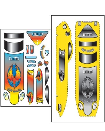 Woodland Scenics WS 476 Pinecar Hot Wings Template