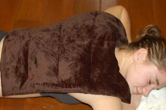 Herbal Concepts HCBACK-Dark Chocolate Herbal Comfort Back Wrap