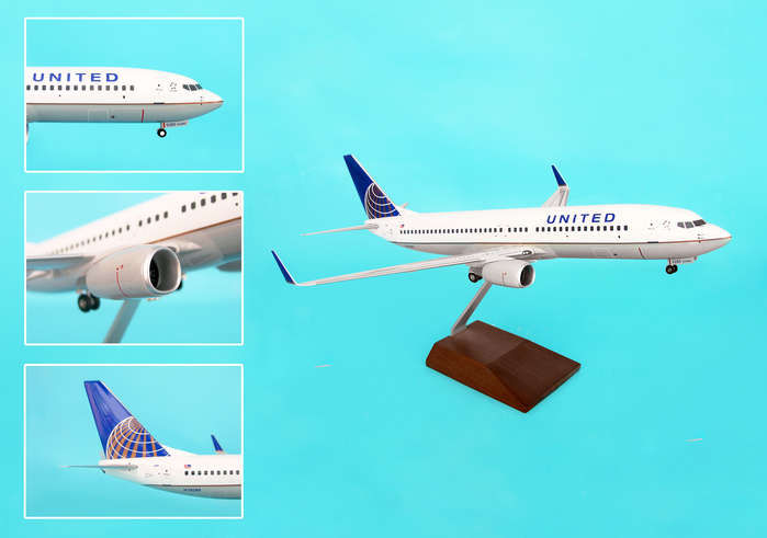 Skymarks Supreme SKR8231 United 737-800 1-100 Post Co Merger Livery
