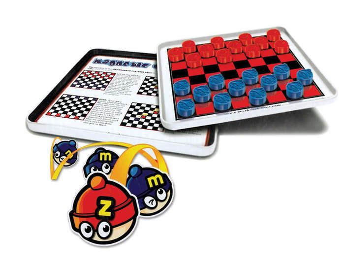Travel Games MZ660023 Checkers Magnetic