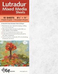 C&T Publishing 103229 Lutradur Mixed Media Sheets -8.5 in. x 11 in. 10-Pkg