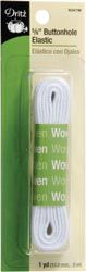 103342 Buttonhole Elastic .63 in. x 1 Yard-White