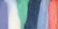 Embellishment Village 318363 Angelina Crimped Cut Fibers .1 Ounce 6-Pkg-Coral Blend 