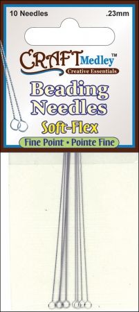 American Classics Corp 491921 Soft-Flex Beading Needles Fine Point .23mm 10-Pkg 