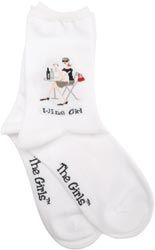 K Bell GRL-026W The Girls Socks - Wine Girl
