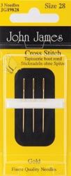 Colonial Needle 72182 Gold Tapestry Hand Needles-Size 28 3-Pkg 