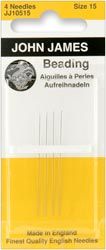 Colonial Needle 73483 Beading Hand Needles-Size 15 4-Pkg 
