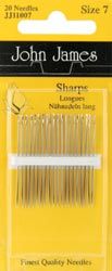 Colonial Needle 72164 Sharps Hand Needles-Size 7 20-Pkg 