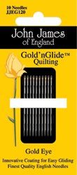 Colonial Needle 73779 Goldn Glide Quilting Needles -Size 11 10-Pkg 