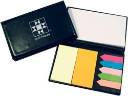 Knit Happy 87470 Quilt Happy Sticky Note Organizer-Black 