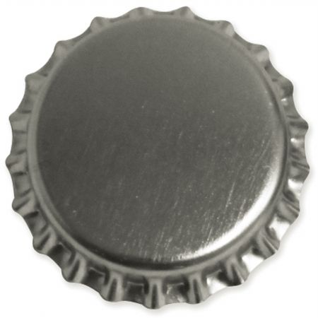 Bottle Cap 486414 Vintage Collection Standard Bottle Caps 1 in. 50-Pkg-Chrome
