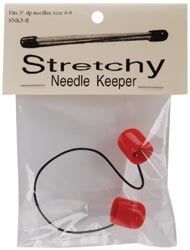 Knitting Solutions 74836 Stretchy Needle Keeper For 5 in. Double Point Needles-Red 