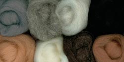 Wistyria Editions 371814 Wool Roving 12 in. .25 Ounce 8-Pkg-Furry Friends