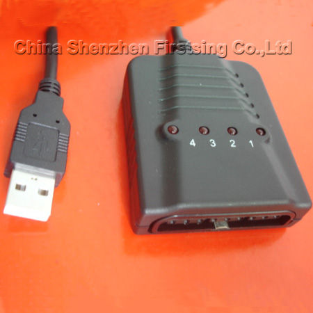 First Sing FS18042 PS2 To PS3 Controller Converter - 4 LED Indicators
