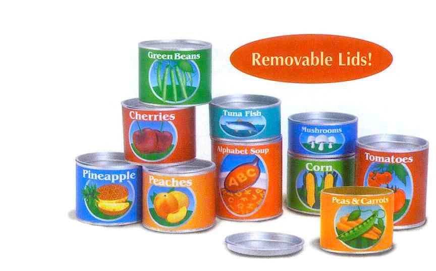 melissa and doug canned food