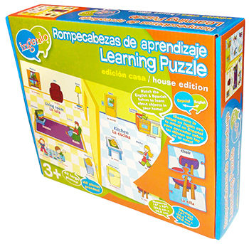 Smart Play Llc SMP34211 At Home Bilingual Learning Puzzle