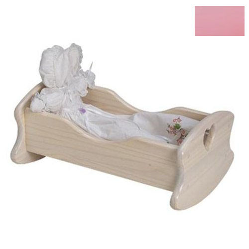 Little Colorado 063SP Doll Cradle in Soft Pink