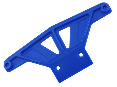 Wide Front Bumper for Traxxas Rustler-Stampede-Bandit-Nitro Sport - Blue