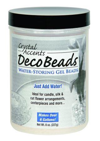 JRM  DB-B08 Deco Beads 8 oz jar Blue -pack of 12