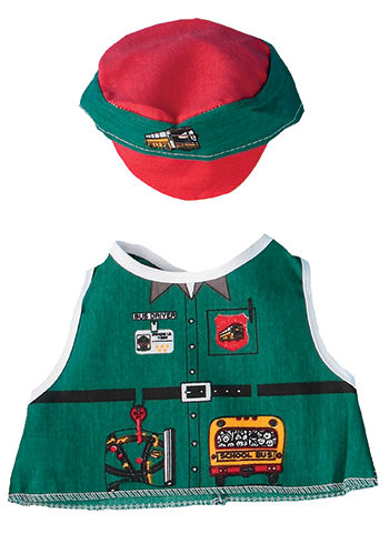 Dexter Educational Toys DEX1215 Bus Driver Dress Up For Dolls And Teddy Bears