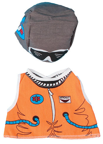 Dexter Educational Toys DEX1220 Astronaut Dress Up For Dolls And Teddy Bears