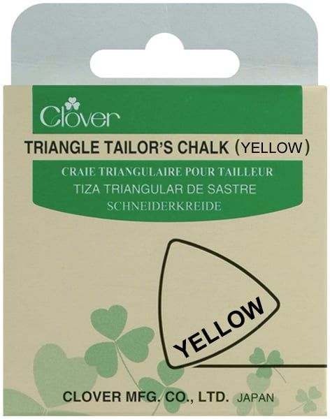 Clover 432-Y Triangle Tailors Chalk-Yellow