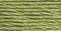 DMC 115 3-3052 DMC Pearl Cotton Skeins Size 3 - 16.4 Yards-Medium Green Grey
