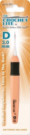 Cornerstone Products CL3941 Crochet Lite Crochet Hooks-Size D 3.0mm Orange