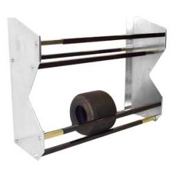 Pit Pal 388 28&apos;&apos;H x 13&apos;&apos;D Aluminum 2 - Tier Karting Tire Rack