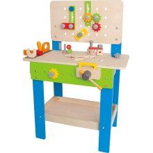 Hape International E3000 Wood and Water Based Paint Master Workbench