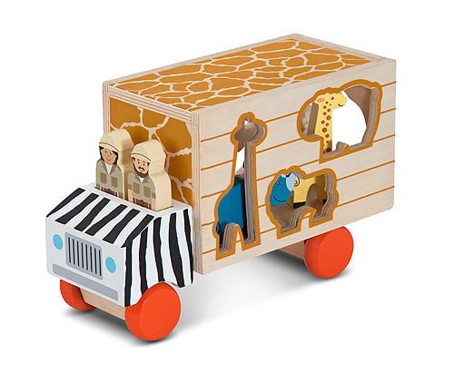 melissa and doug safari animal rescue truck