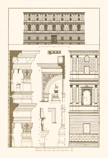 Buy Enlarge 0-587-09324-2P12x18 Palazzo Giraud at Rome- Paper Size P12x18