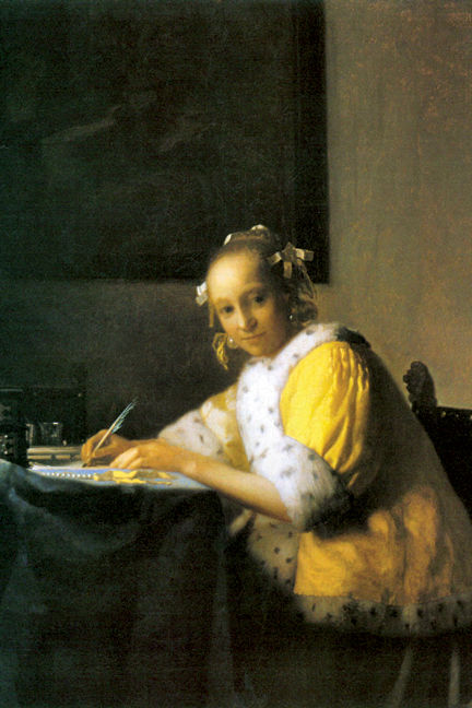 Buy Enlarge 0-587-26354-7P20x30 Woman in yellow - Paper Size P20x30