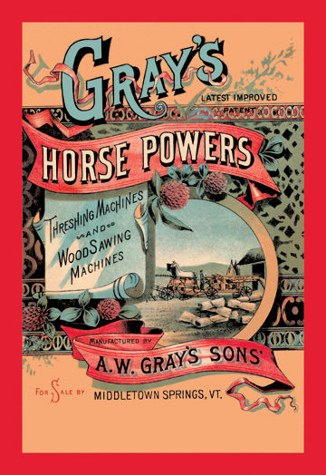 Buy Enlarge 0-587-07589-9P20x30 Grays Horse Powers- Paper Size P20x30