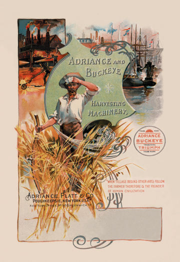 Buy Enlarge 0-587-07590-2P20x30 Adriance and Buckeye Harvesting Machinery- Paper Size P20x30