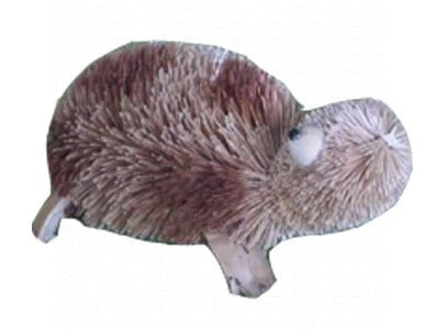 Brushart BRUSHOR07B 4&quot; Turtle Box with Leaves  Leaf Fibers  Seeds and Seed Pods Materials