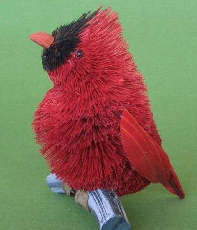 Brushart BRUSH97 Cardinal 5 inch with Branch