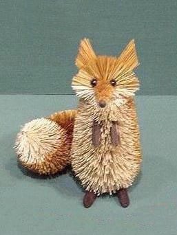 Brushart BRUSH45 Fox Red-Brown Sitting 9 inch OL